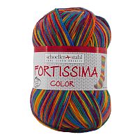 Пряжа Fortissima Socka 4-fach color 75% шерсть 25% полиамид 420 м 100 г Austermann 90028-2402