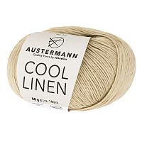 Пряжа Cool Linen 67% лиоцелл 33% лен 50 г 140 м Austermann 90346-0005