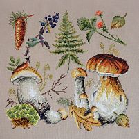 Набор для вышивания Белые грибы Марья Искусница 04.012.03