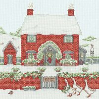 Набор для вышивания Christmas Cottage Bothy Threads XSS17