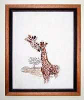 Набор для вышивания Жирафы OEHLENSCHLAGER 73-50529
