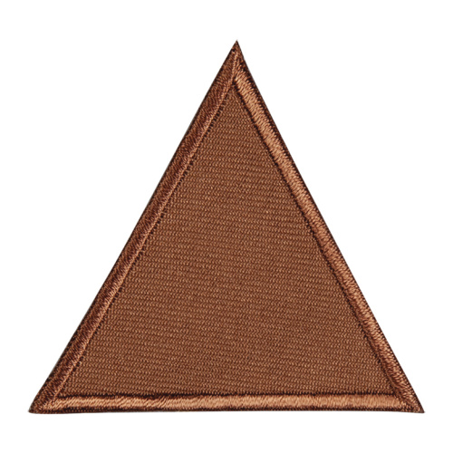 Фото термоаппликация треугольник коричневый большой hkm 39469 на сайте ArtPins.ru