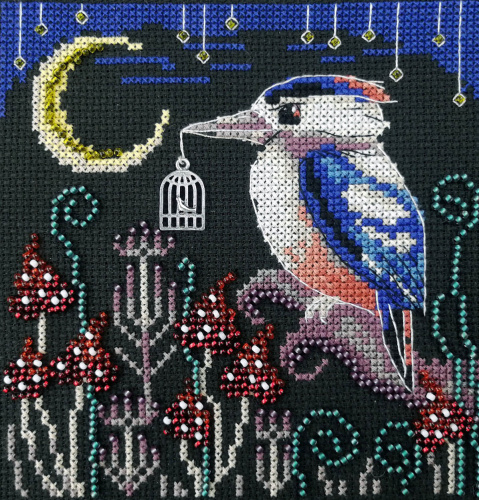 Набор для вышивания Синий зимородок Марья Искусница 13.003.44 смотреть фото