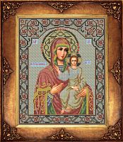 Икона Божией Матери Смоленская набор для вышивания бисером Galla Collection И036