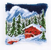 Набор для вышивания подушки Зимние горы VERVACO PN-0153601