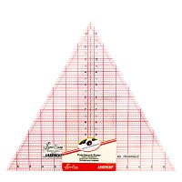 Линейка-треугольник с углом 60* разметка в дюймах размер 12 x 13 7/8 Hemline NL4173