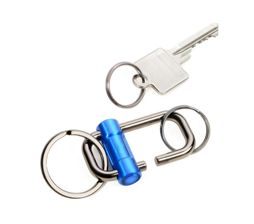 Купить брелок с 3 кольцами для ключей 2-х размеров troika 2-way key kr22-09-bl фото фото 4