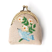 Набор для вышивания кошелька Синяя птица счастья XIU Crafts 2860406