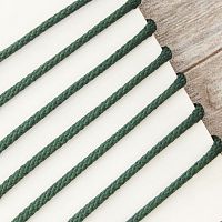 Шнур плетеный SPIRAL  SAFISA 4 мм 25 м цвет зеленый темный