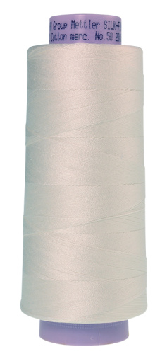 Фото нить для машинного квилтинга silk-finish cotton 50 1829 м цвет 3000 на сайте ArtPins.ru