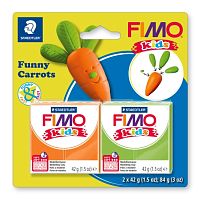 Набор полимерной глины FIMO kids kit детский набор “Веселые морковки” Fimo 8035 14