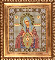 Икона Божией Матери Поможение родам набор для вышивания бисером Galla Collection И040