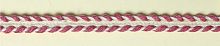 Тесьма декоративная плетенка 8 мм цвет темно-розовый