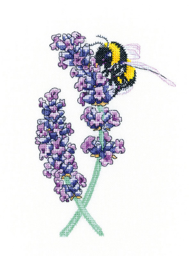 Набор для вышивания Пчела на лаванде HERITAGE PULB1468E смотреть фото