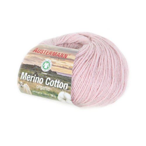 Пряжа Merino Cotton organic 55% шерсть 45% хлопок 50 г 230 м Austermann 98311-0005 фото