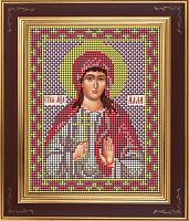 Икона Святая мученица Алла набор для вышивания бисером Galla Collection М267