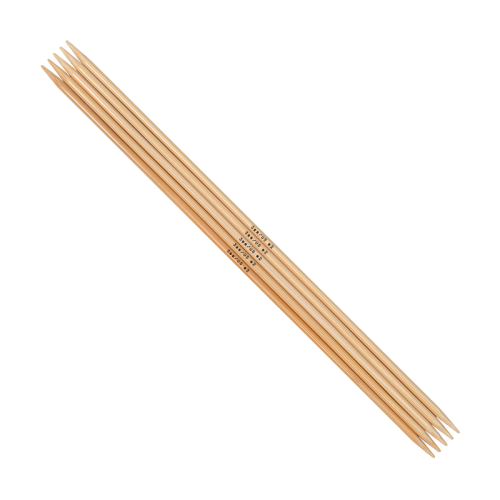 Спицы чулочные бамбук №10 20 см addi 501-7/10-020 фото