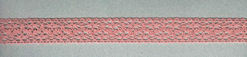 Фото мерсеризованное хлопковое кружево  состав: 100% хлопок  ширина 20 мм  намотка 30 м  цвет серо-розовый - 3037/f3 на сайте ArtPins.ru