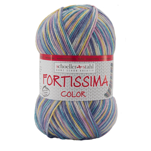 Пряжа Fortissima Socka 4-fach color 75% шерсть 25% полиамид 420 м 100 г Austermann 90028-2411 фото