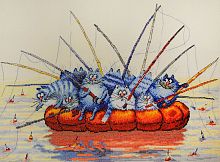 Набор для вышивания Ловись рыбка большая по рисунку И. Зенюк Марья Искусница 07.011.04