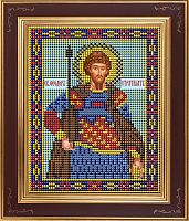 Икона Феодор Стратилат великомученик набор для вышивания бисером Galla Collection М278