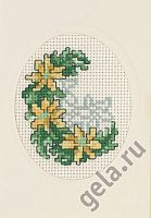 Набор для вышивания открытки Нарциссы - 17-2185