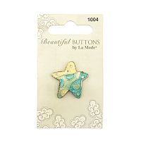 Пуговицы Beautiful Buttons Blue Star Blumenthal Lansing 1004
