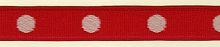 Репсовая лента 18 мм цвет красный