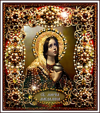 Набор для вышивания хрустальными бусинами Святая Мария Магдалина смотреть фото
