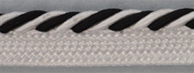 Кант PEGA декоративный черно-белый 7.8 мм 843216900DA001