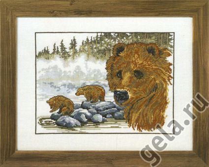 Набор для вышивания Бурый медведь - 90-0174 смотреть фото
