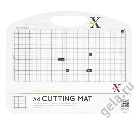 Мат для скрапбукинга   XCUT  А4  черно-белый фото