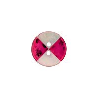 Пуговица с 2 отверстиями размер 15 мм перламутр розовый Union Knopf by Prym U0453838015005201-20