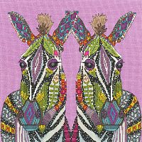 Набор для вышивания Jewelled Zebras Bothy Threads XSTU6