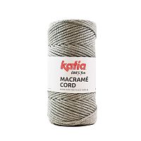 Пряжа Macrame Cord 65% хлопок 25% полиэстер 10% прочие волокна 500 г 100 м KATIA 1230.102