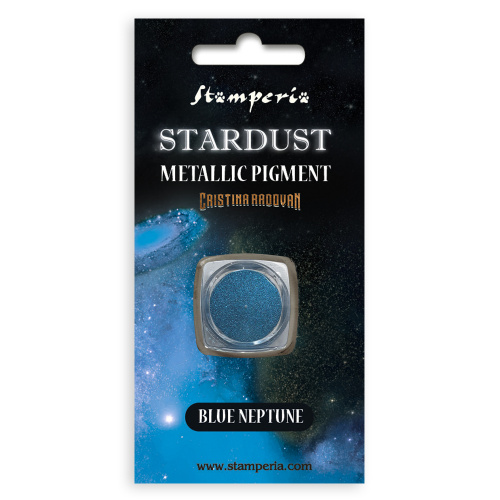 Красящий пигмент порошок Stardust Pigment  голубой STAMPERIA KAPRB06 фото