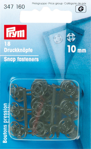 Пришивные кнопки пластик Prym 347160