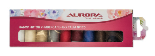 Фото набор ниток универсальных talia №120 арт au-1201 на сайте ArtPins.ru