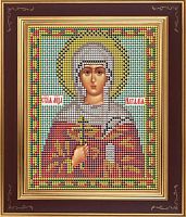 Икона Св. Наталия набор для вышивания бисером Galla Collection М226
