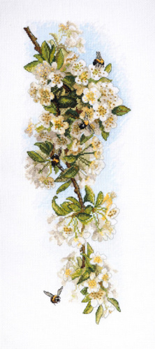 Набор для вышивания Вишневый цвет по рисунку П. де Лонгпре Марья Искусница 06.002.53 смотреть фото