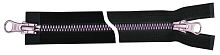 Молния Metalux, двухзамковая, фиолетовая, тип5 (75см) 580 purple 75