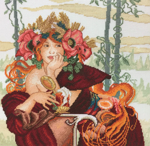 Набор для вышивания Красавица Осень по рисунку А. Муха Марья Искусница 04.010.03 смотреть фото