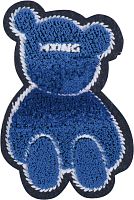 Термоаппликация Мишка - пушистик синий  HKM 43194