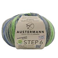 Пряжа Step 6 Irish Rainbow Colours 75% шерсть 25% полиамид 410 м 150 г Austermann 97826-0716