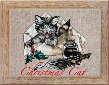 Набор для вышивания Christmas Cat (Рождественский кот)