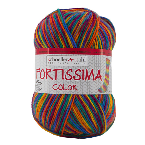 Пряжа Fortissima Socka 4-fach color 75% шерсть 25% полиамид 420 м 100 г Austermann 90028-2402 фото