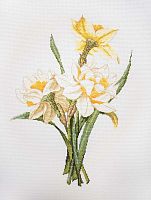 Набор для вышивания Нарциссы по картине Пьер Жозеф Редо Марья Искусница 06.002.31