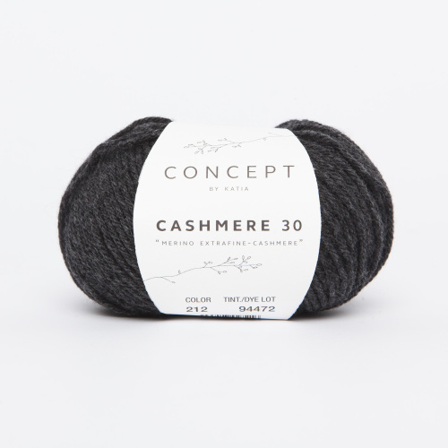 Пряжа Cashmere 30 70% шерсть 30% кашемир 25 г 94 м KATIA 979.212 фото