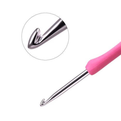 Крючок для вязания с ручкой ETIMO Rose 4 мм Tulip TER-08e фото 3