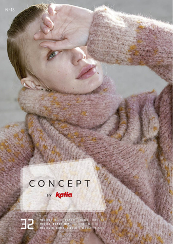 Купить журнал с моделями по пряже katia concept №13 katia 6208